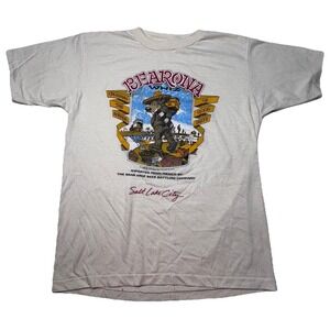 Vintage Alore Beerona Whiz Bear Beer T Shirt 1989 Single Stitch Salt Lake City L